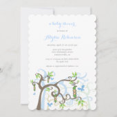 Erwten in een pod-tuin-tweeling babyboeien kaart (Voorkant)