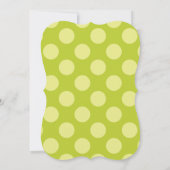 Erwten in een Pod Twins Baby shower Invitation Kaart (Achterkant)