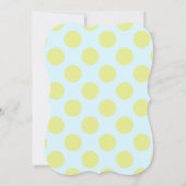 Erwten in een Pod Twins Baby shower Invitation Kaart (Achterkant)