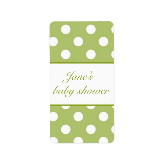 Erwten in een Pod Twins Baby shower Snoep Wrapper Etiket (Voorkant)