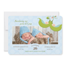 Erwten in een podtweeling jongens 1 Pic Birth Anno