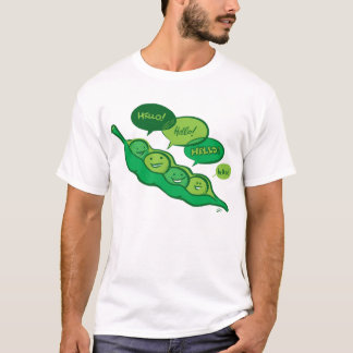 Erwten in een Shirt met peul (Hallo)
