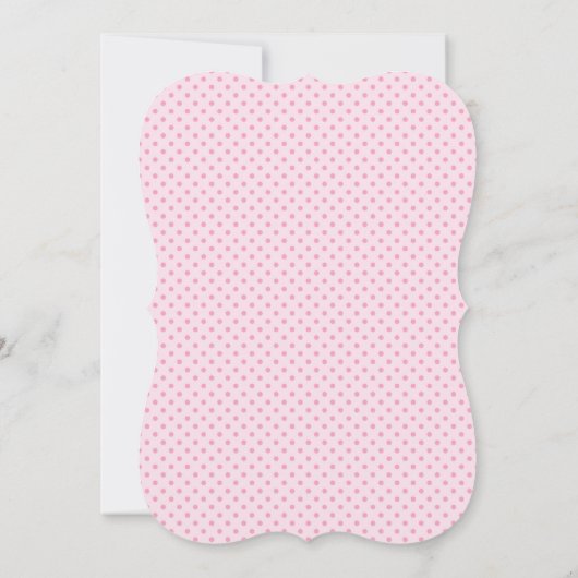 Erwten in een uitnodiging voor een Baby shower met (Achterkant)