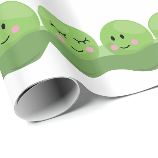 Erwten in peul cadeaupapier (Rol Hoek)