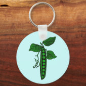 Erwten in peul sleutelhanger (Voorkant)