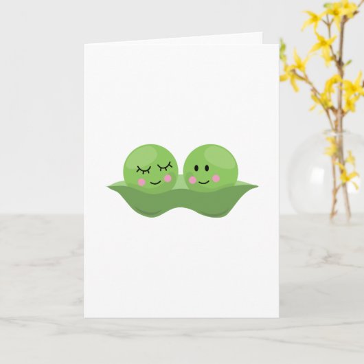 erwten in pod kaart (Gele Bloem)