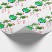 Erwten op Aarde Cadeaupapier (Hoek)