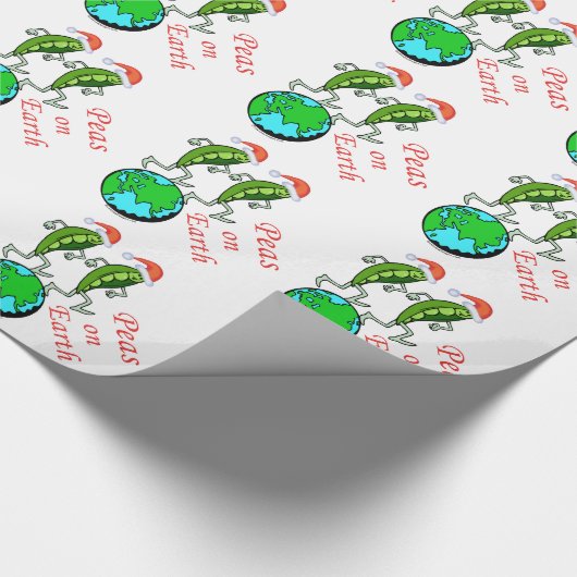 Erwten op Aarde Cadeaupapier (Hoek)