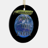 Erwten op aarde keramisch ornament (Rechts)