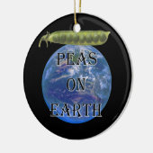 Erwten op aarde keramisch ornament (Links)