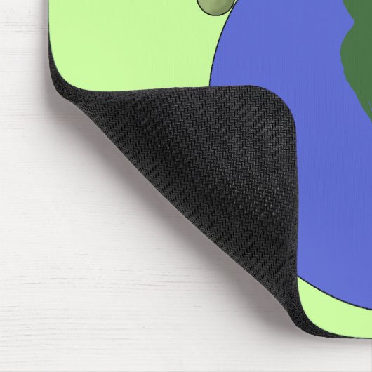 Erwten op aarde muismat (Hoek)