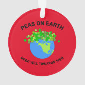 Erwten op aarde ornament (achterkant)