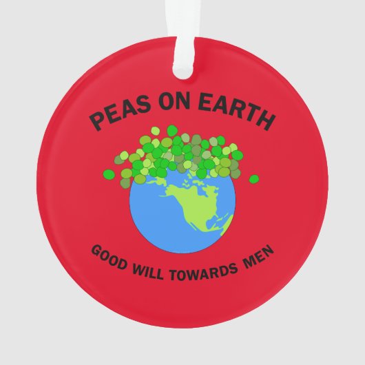 Erwten op aarde ornament (achterkant)