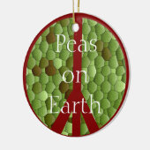 Erwten op aarde - Ornament van het vredessymbool (Links)