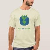 Erwten op aarde t-shirt (Voorkant)