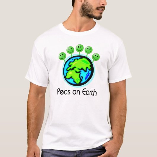 erwten op aarde t-shirt (Voorkant)