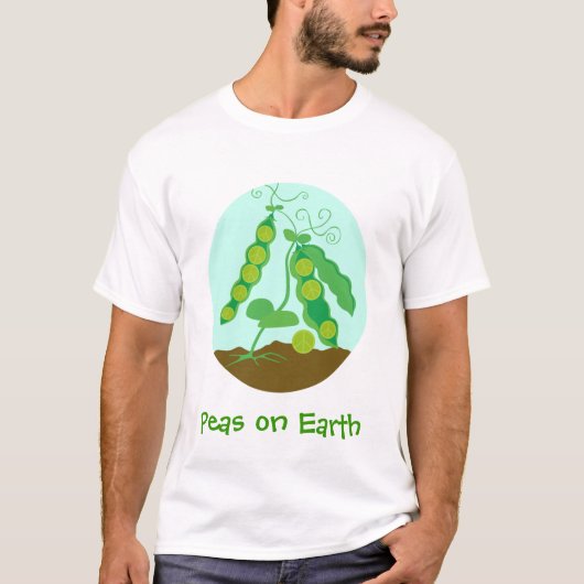 Erwten op aarde t-shirt (Voorkant)