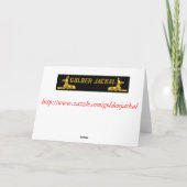 Erwten op vakantie van aarde het vrolijke Kerstmis Feestdagen Kaart (Achterkant)