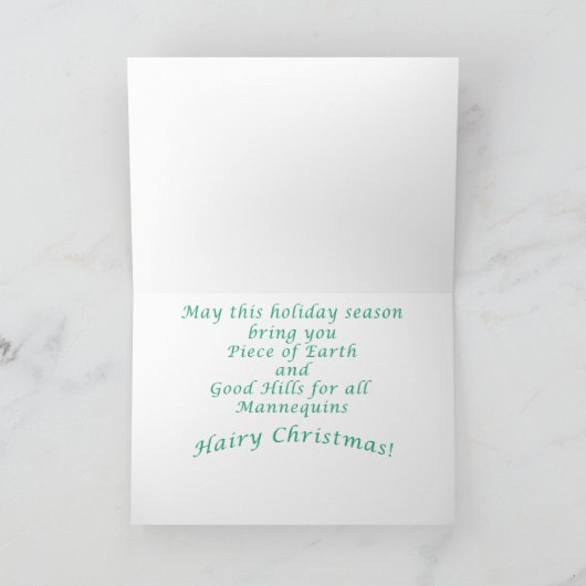 Erwten ter wereld feestdagen kaart (Binnen)