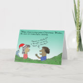 Erwten ter wereld feestdagen kaart (Voorkant)