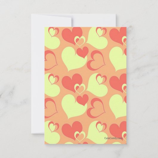 Erwten, wees mijn Valentijn Kaart (Achterkant)