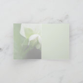 Erwtenbloesems aangepaste notitiekaart of wenskaar (Binnen)