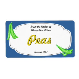 erwtenconserven etiket