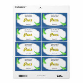 erwtenconserven etiket (Full Sheet)