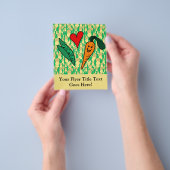 Erwtenliefdeswortelen, geschikt voor groen en Oran Flyer (Hand)