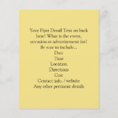 Erwtenliefdeswortelen, geschikt voor groen en Oran Flyer (Achterkant)