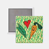 Erwtenliefdeswortelen, geschikt voor groen en Oran Magneet (Voorkant / Achterkant)