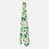 Erwtenpatroon 01.bw stropdas (Achterkant)