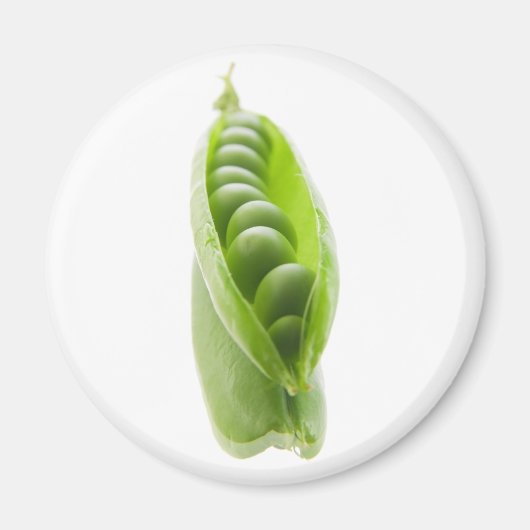 erwtenpeul op spiegel magneet (Voorkant)