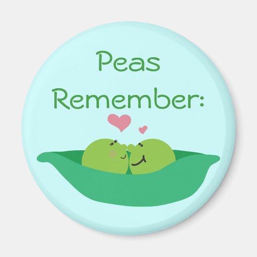 Erwtenpeul Sweetheart Magnet (Voorkant)