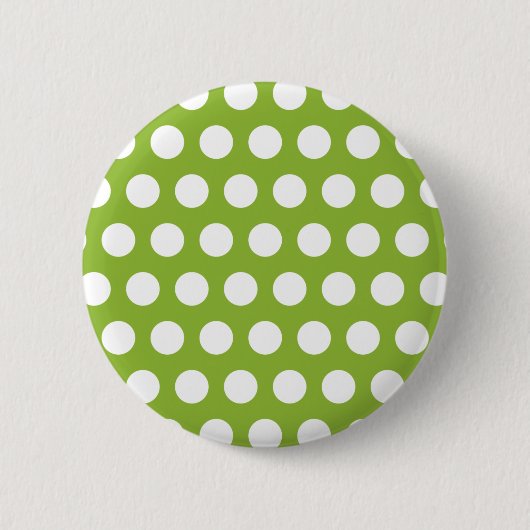 Erwtensoep met stippen ronde button 5,7 cm (Voorkant)