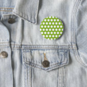 Erwtensoep met stippen ronde button 5,7 cm (In situ)