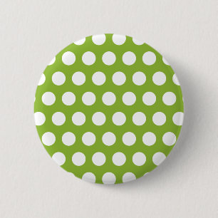 Erwtensoep met stippen ronde button 5,7 cm