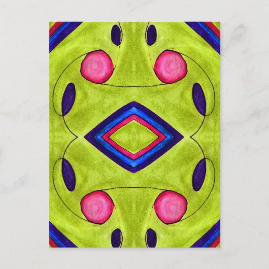 erwtensoep regenboog briefkaart (Voorkant)