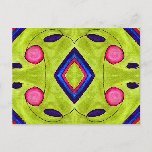 erwtensoep regenboog briefkaart (Voorkant)