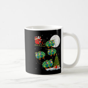 Erwtje Kerstman slee vliegend grappig magisch Kers Koffiemok