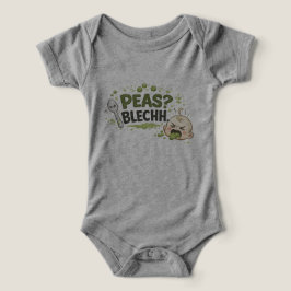 Erwtjes? Bah. Chagrijnige Baby Maaltijd Bodysuit