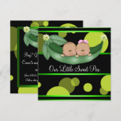 Erwtjes in een peul Amerikaanse Afrikaanse geslach Kaart (Voorkant / Achterkant)