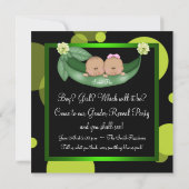 Erwtjes in een peul Amerikaanse Afrikaanse geslach Kaart (Achterkant)