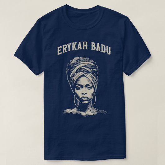 Erykah Badu 1 T-shirt (Design voorkant)