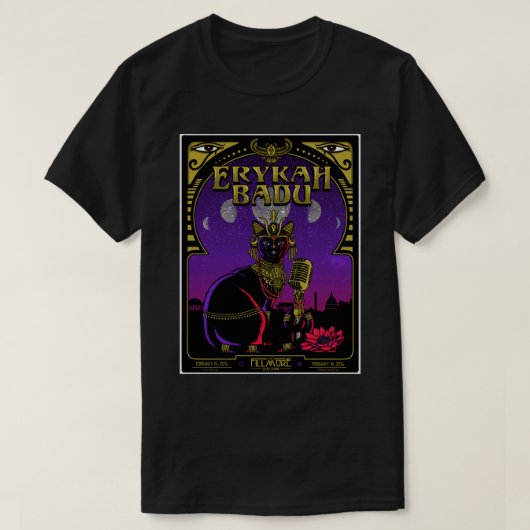 Erykah Badu Classic T-Shirt (Design voorkant)