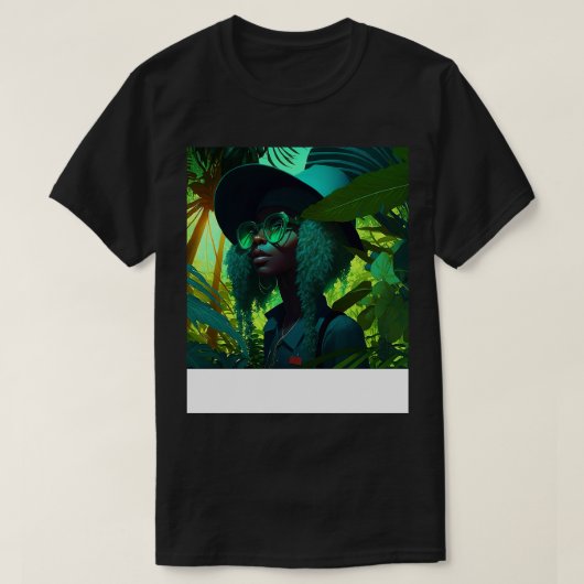 Erykah Badu Originele Fan Art T-shirt (Design voorkant)
