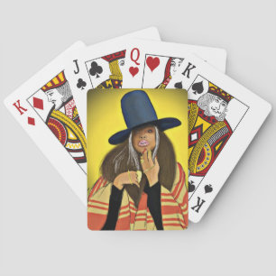Erykah Badu Portrait-speelkaarten Pokerkaarten