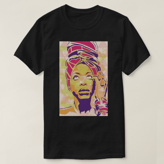Erykah Badu T-shirt (Design voorkant)
