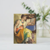 Erythraean Sibyl door Michelangelo Feestdagenkaart (Staand voorkant)