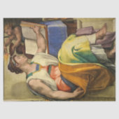Erythraean Sibyl door Michelangelo Tissuepapier (Voorkant)